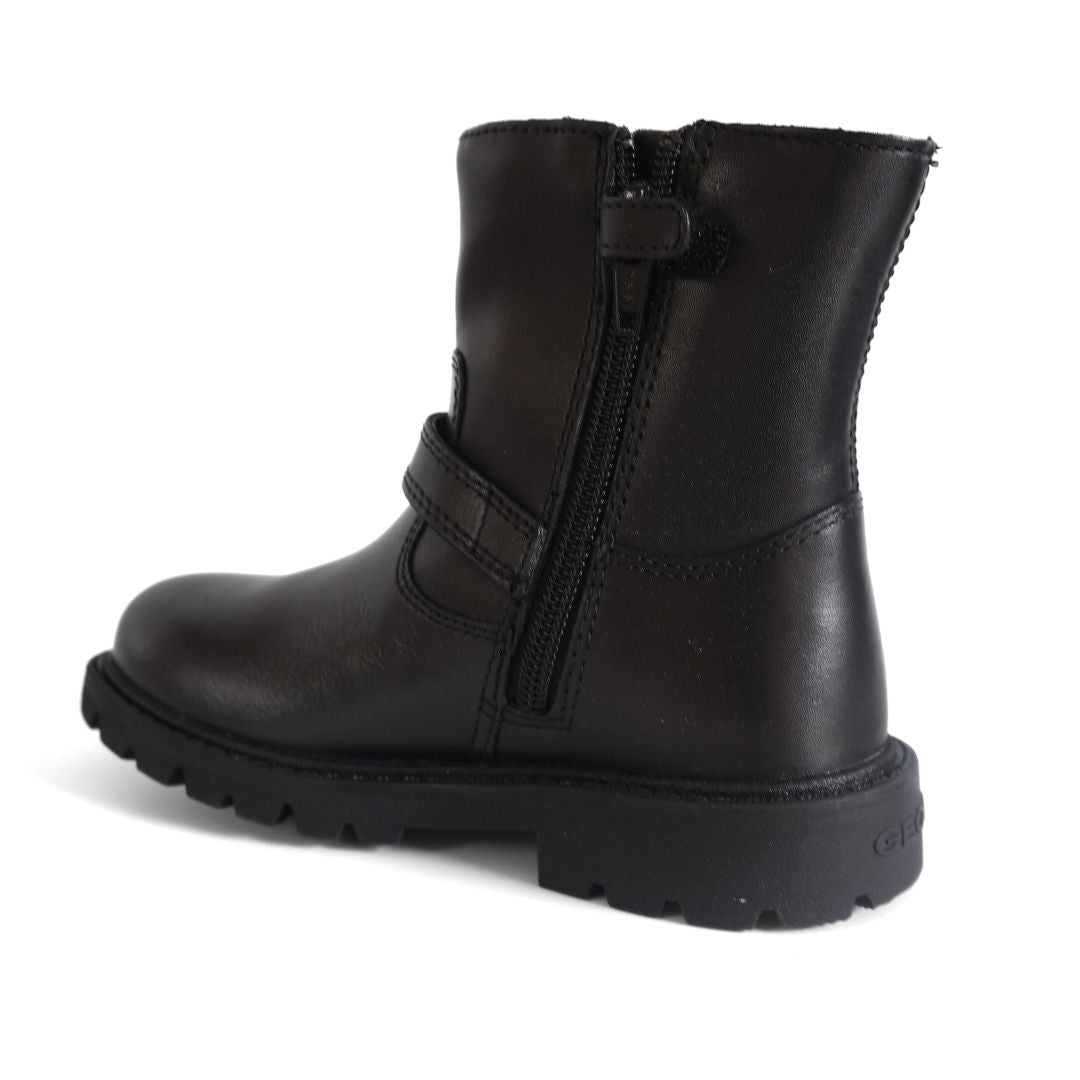 Geox J Shaylax Respira Kids Girls Boots Trainers UK Size 10 Black