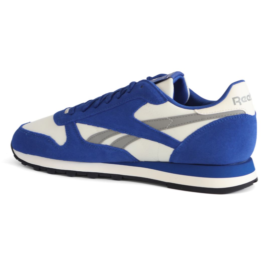 Reebok Classic Leather Mens Shoes Trainers UK Size 11 Blue White