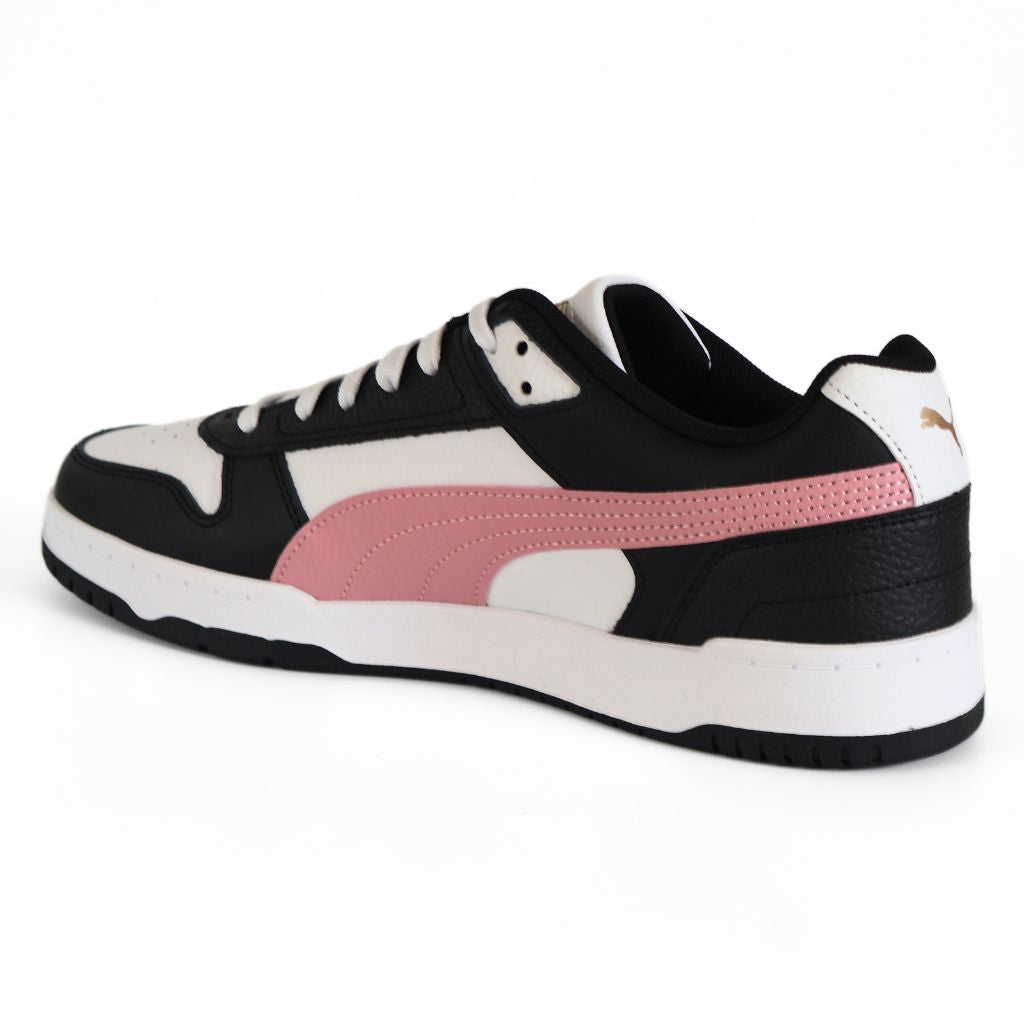Puma RBD Game Low Womens Shoes Trainers UK Size 10 White Pink