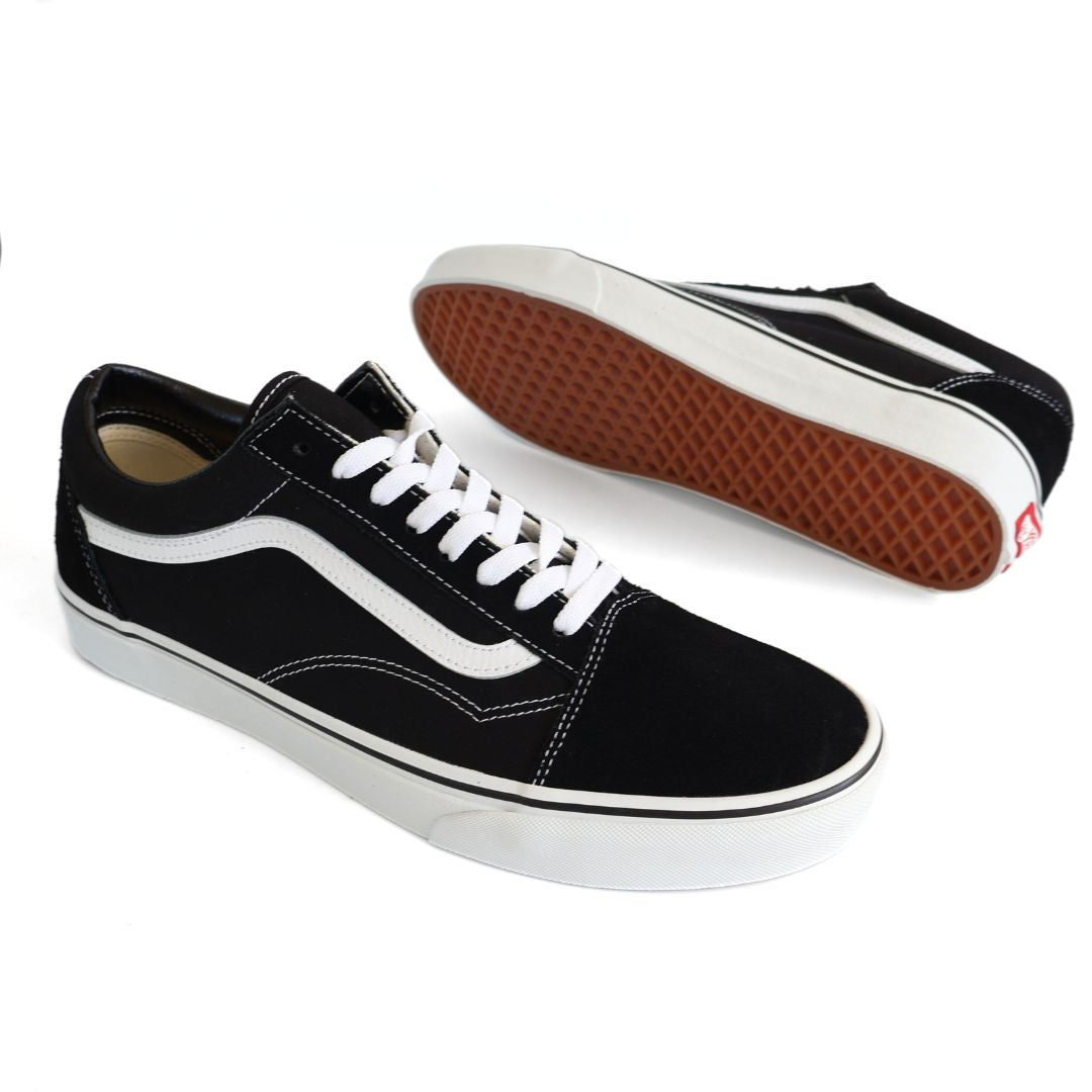 Vans Old Skool Mens Shoes Trainers Uk Size 11 Black White
