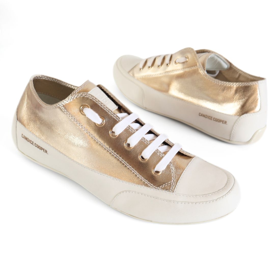 Candice Cooper Rock S Womens Shoes Trainers UK Size 8.5 White Platinum