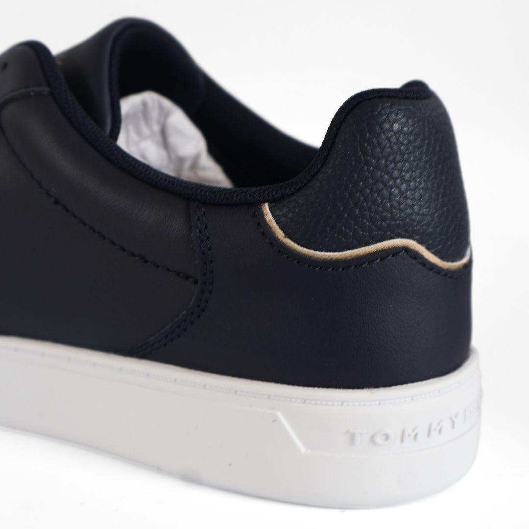 Tommy Hilfiger Essential Court Mens Shoes Trainers UK Size 6 Blue White