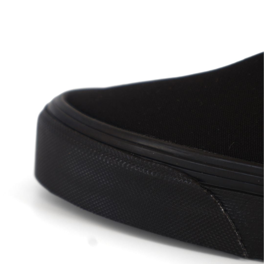 Vans Asher Kids Shoes Trainers Uk Size 2.5 Black Canvas