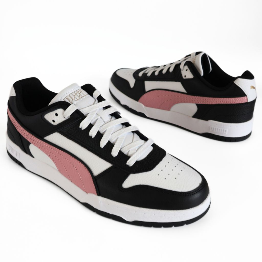 Puma RBD Game Low Womens Shoes Trainers UK Size 10 White Pink