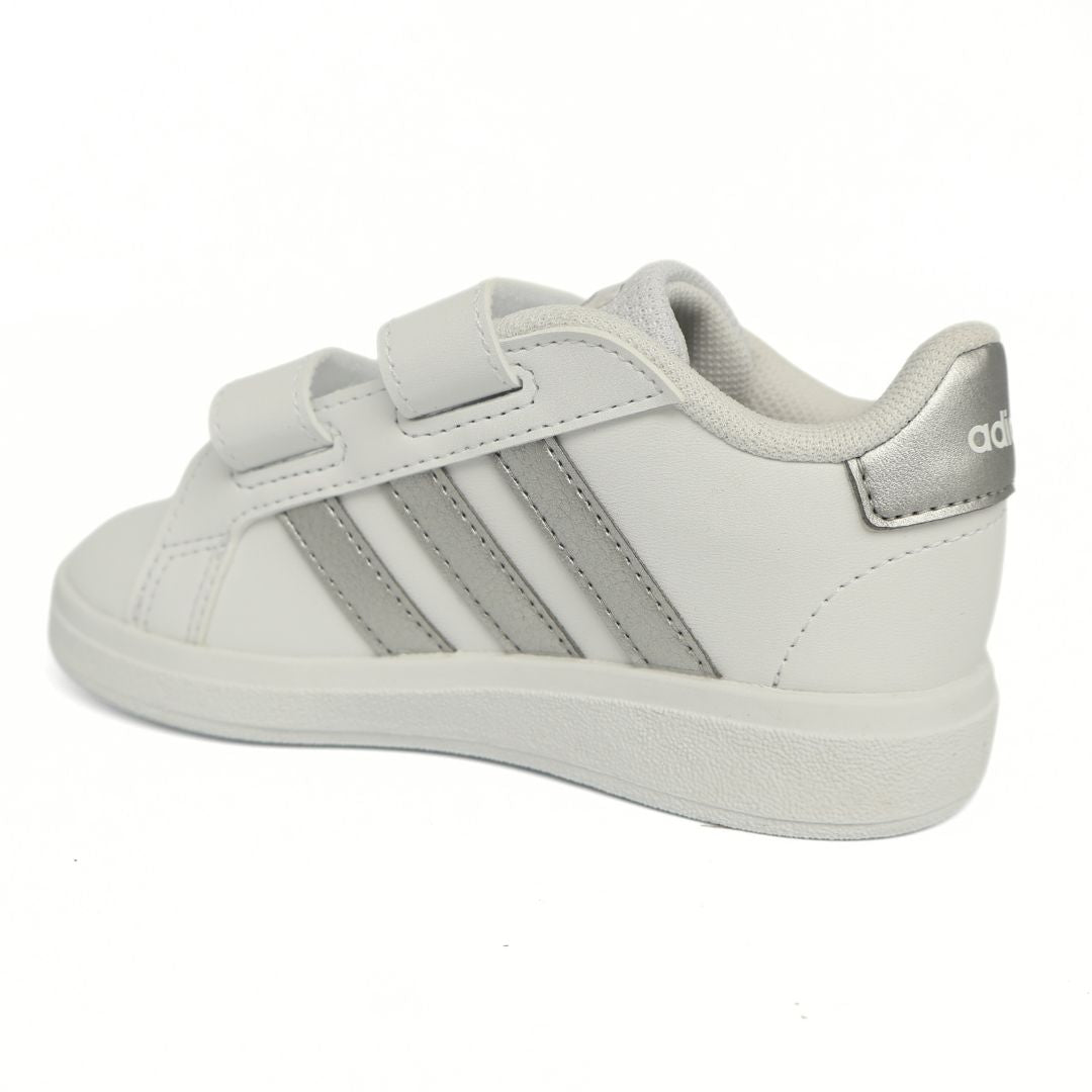 Adidas Grand Court Toddlers Shoes Trainers Size 6 - 9.5 GW6526 Strap Up