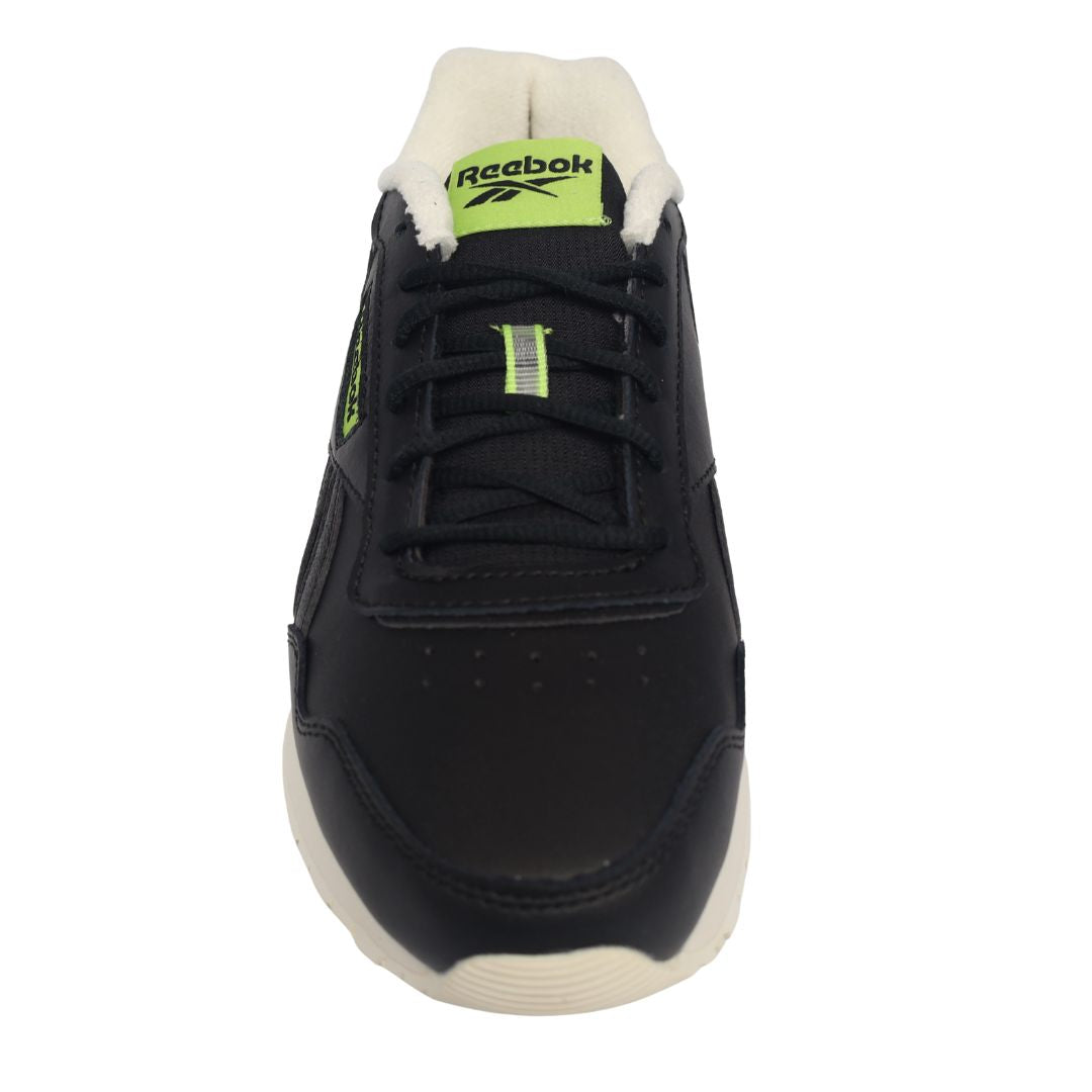 Reebok Glide Kids Shoes Trainers UK Size 3.5 Black Green White