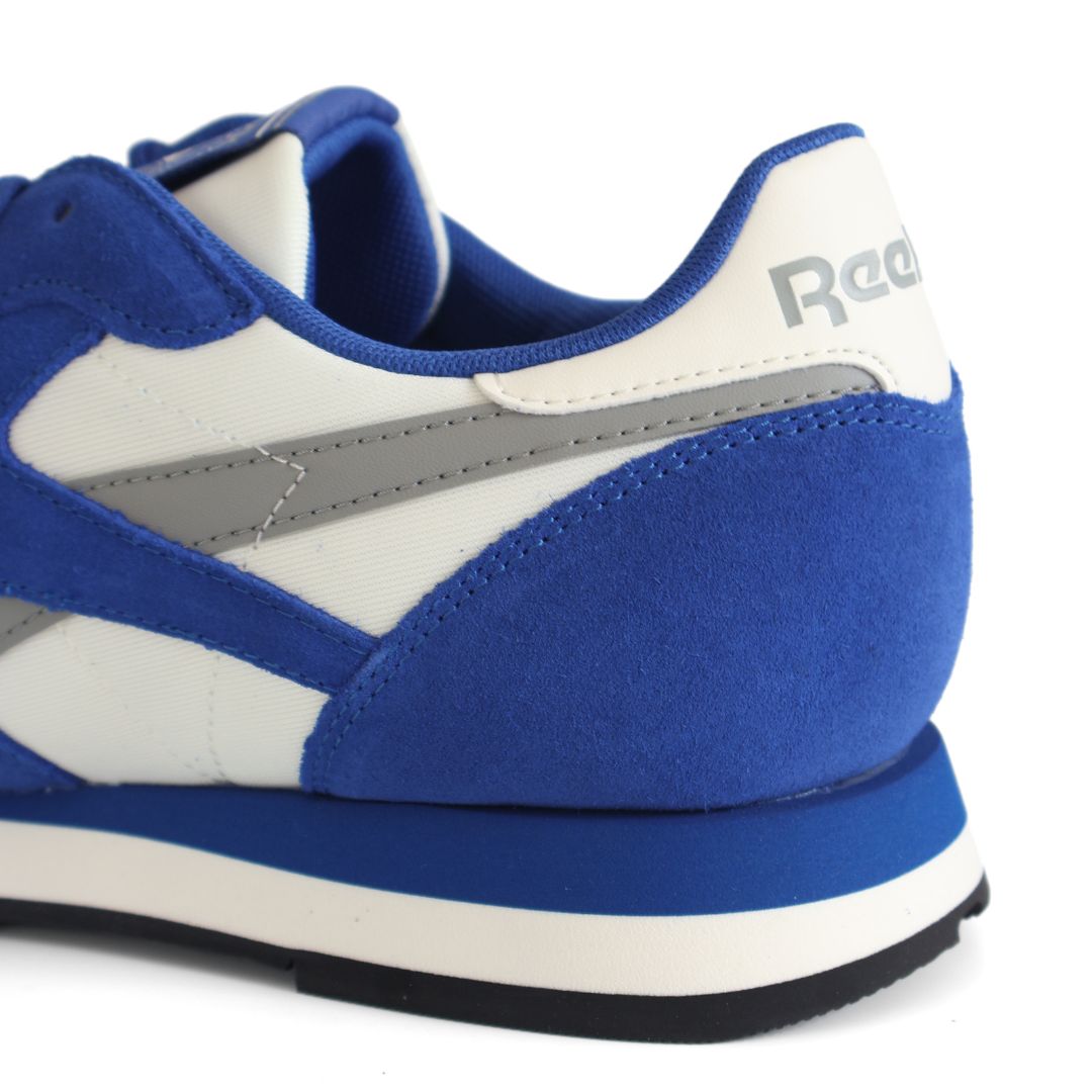 Reebok Classic Leather Mens Shoes Trainers UK Size 11 Blue White