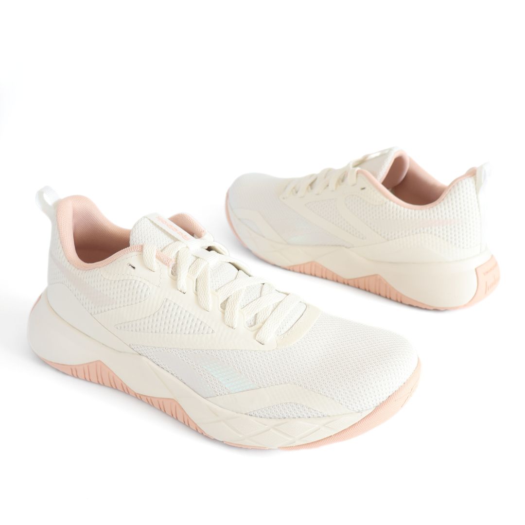 Reebok NFX Trainer Womens Shoes Trainers UK Size 5 - 6.5 White Chalk