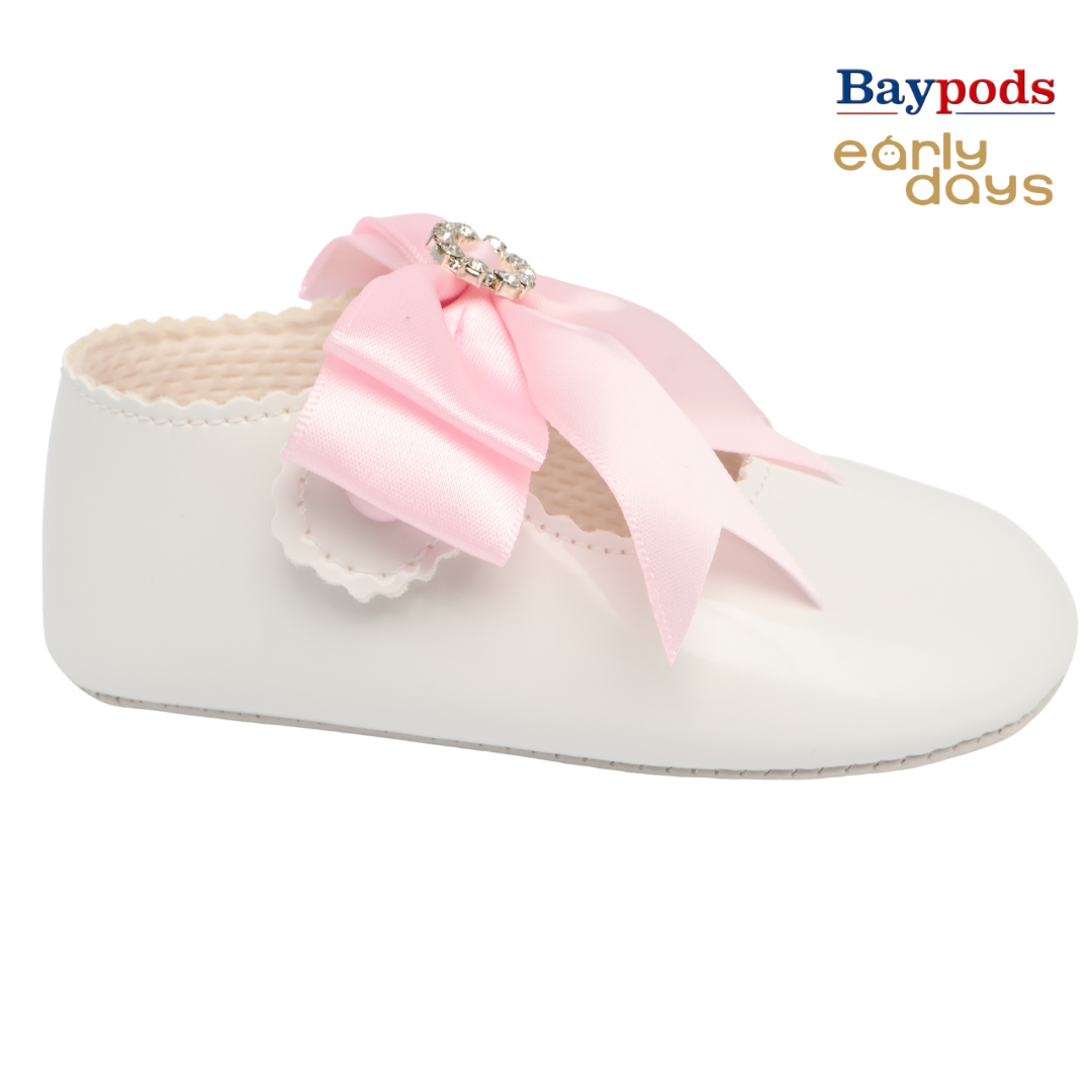 Baypods B060 Originals Girls Babies Soft Soles Shoes UK Size 0 - 1