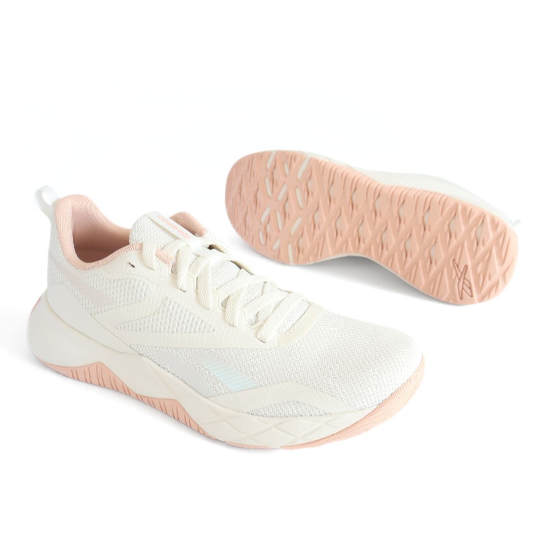 Reebok NFX Trainer Womens Shoes Trainers UK Size 5 - 6.5 White Chalk