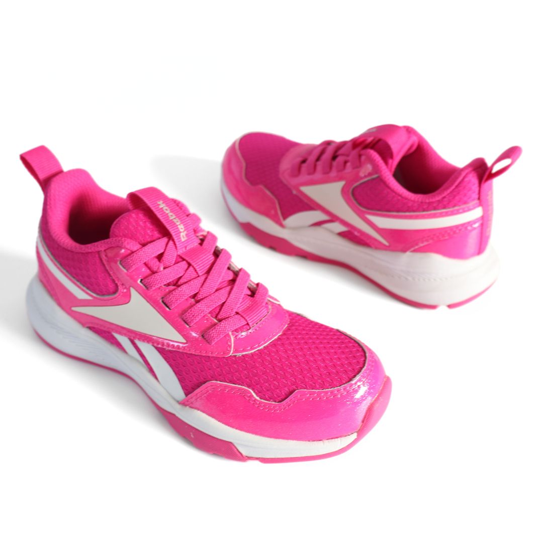Reebok XT Sprinter Kids Girls Shoes Trainers UK Size 11 - 13 Pink White