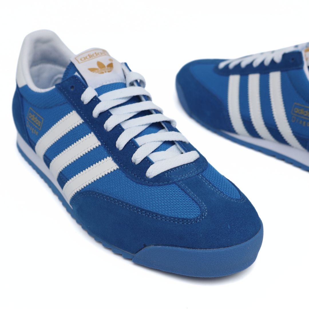 Adidas Dragon Originals Mens Shoes Trainers Size 7 - 12 G50922 Blue Bird