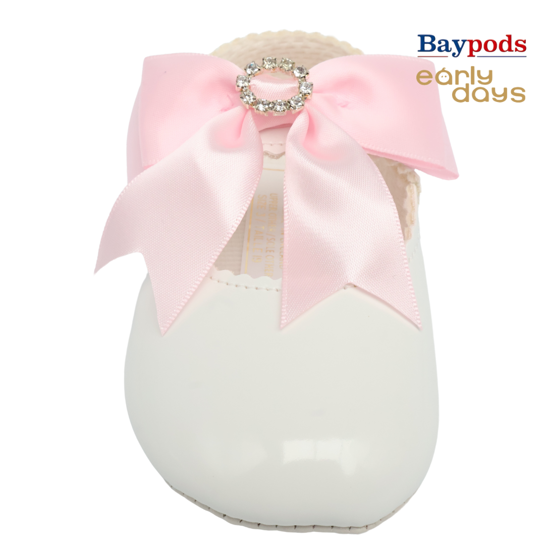 Baypods B060 Originals Girls Babies Soft Soles Shoes UK Size 0 - 1