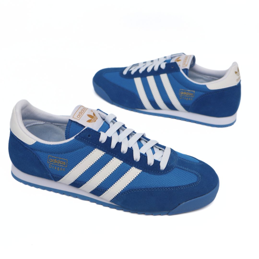 Adidas Dragon Originals Mens Shoes Trainers Size 7 - 12 G50922 Blue Bird