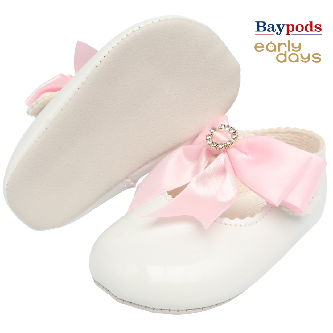Baypods B060 Originals Girls Babies Soft Soles Shoes UK Size 0 - 1