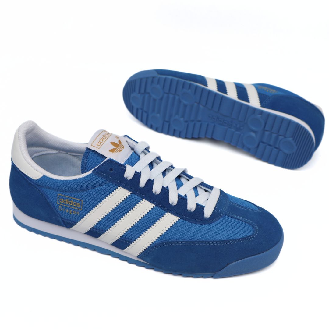 Adidas Dragon Originals Mens Shoes Trainers Size 7 - 12 G50922 Blue Bird