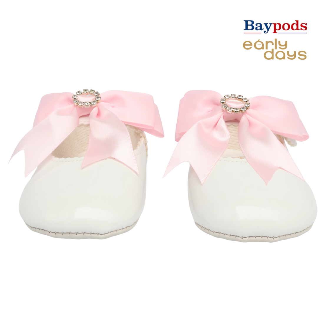 Baypods B060 Originals Girls Babies Soft Soles Shoes UK Size 0 - 1