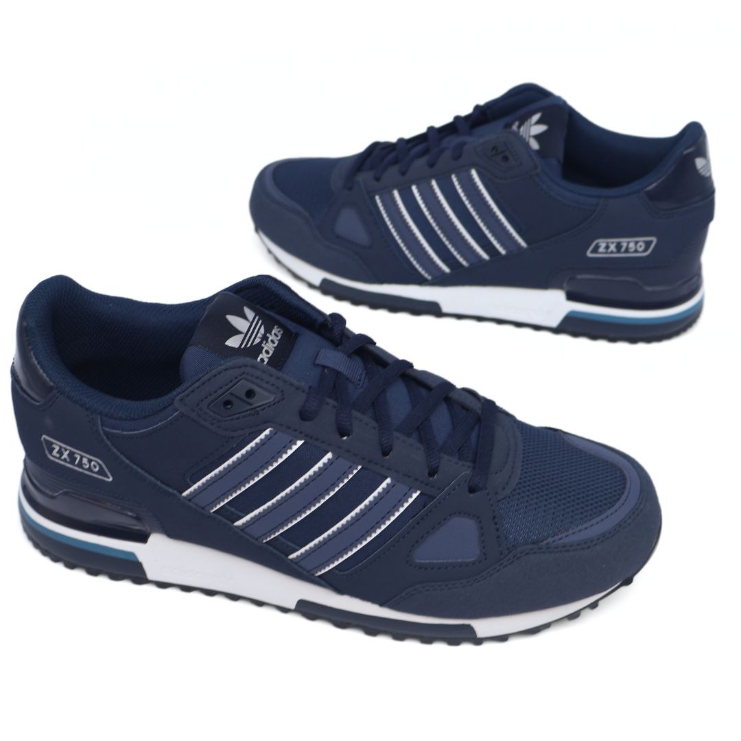 Adidas ZX 750 Mens Shoes Trainers Uk Size 7 to 12 IF4901 Navy White