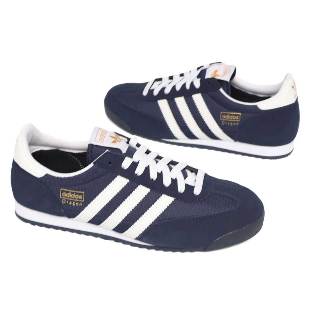 Adidas Dragon Mens Shoes Trainers Uk Size 7 - 12 G50919 Navy White