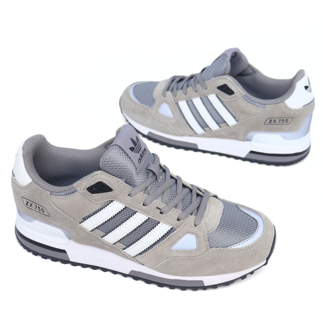 Adidas ZX 750 Mens Shoes Trainers Uk Size 7 to 12 GW5529 Grey Silver