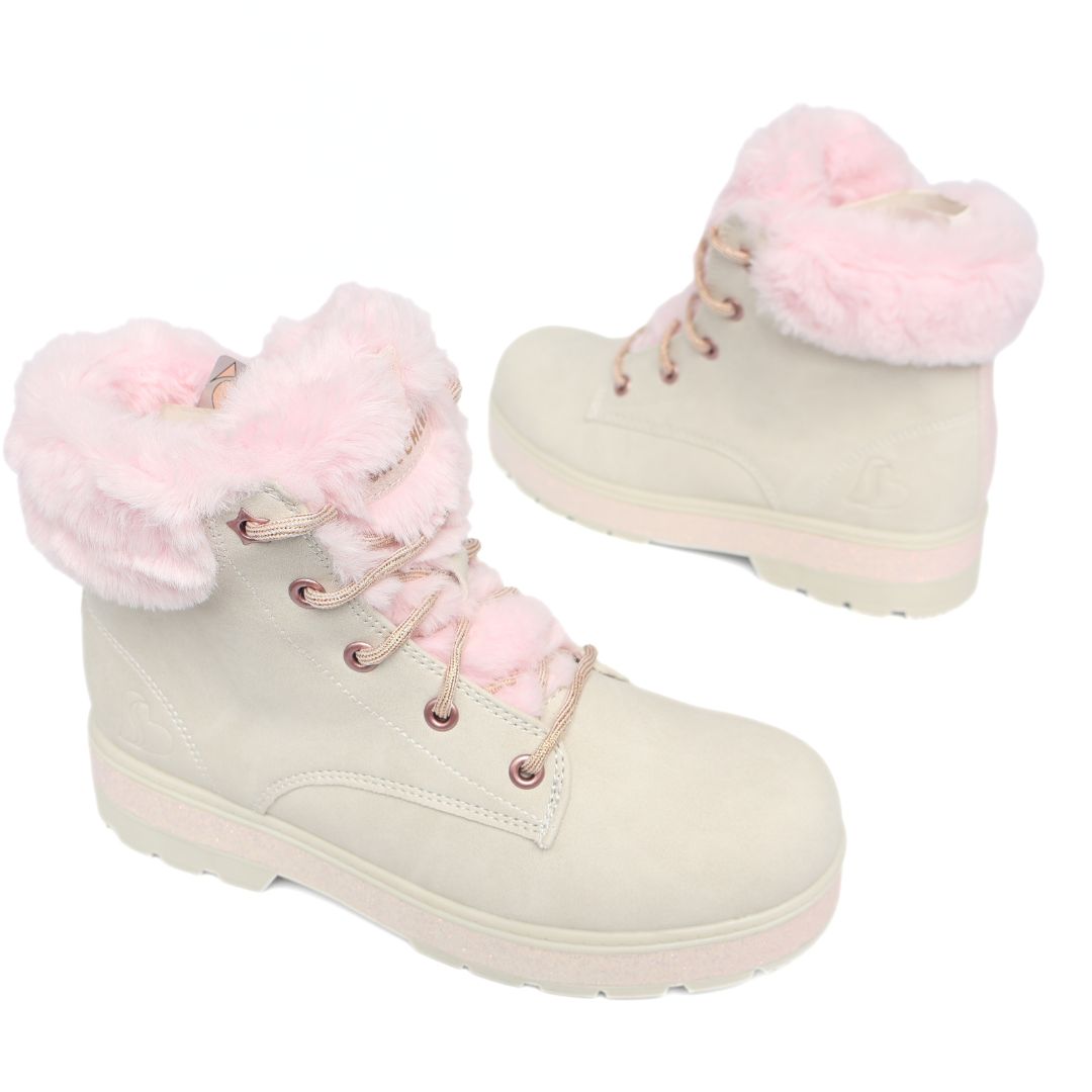 Skechers Street Glitz Girls Shoes Trainers UK Size 2.5 Pink