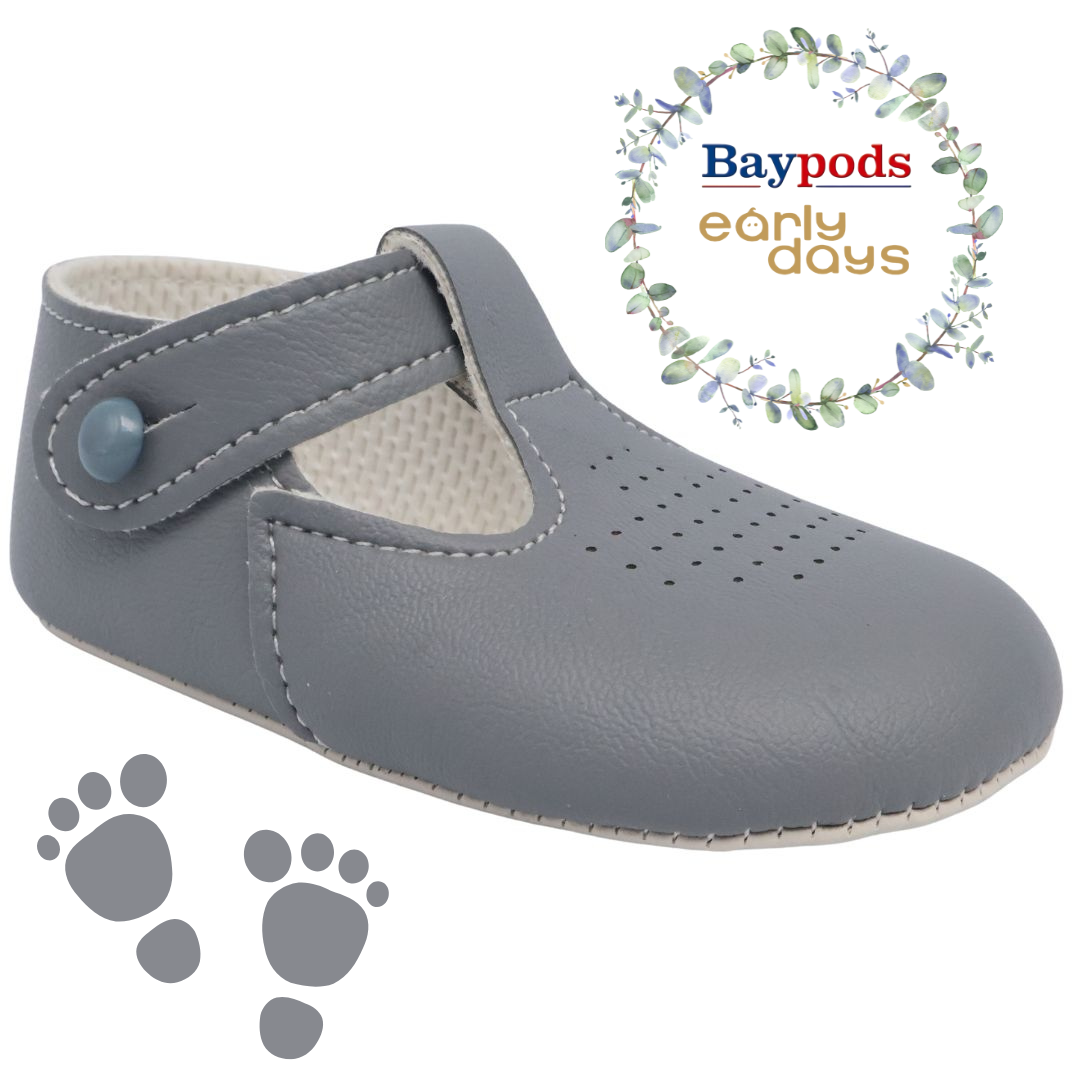Baypods B625 Originals Babies Soft Soles Shoes Footwear UK Size 3