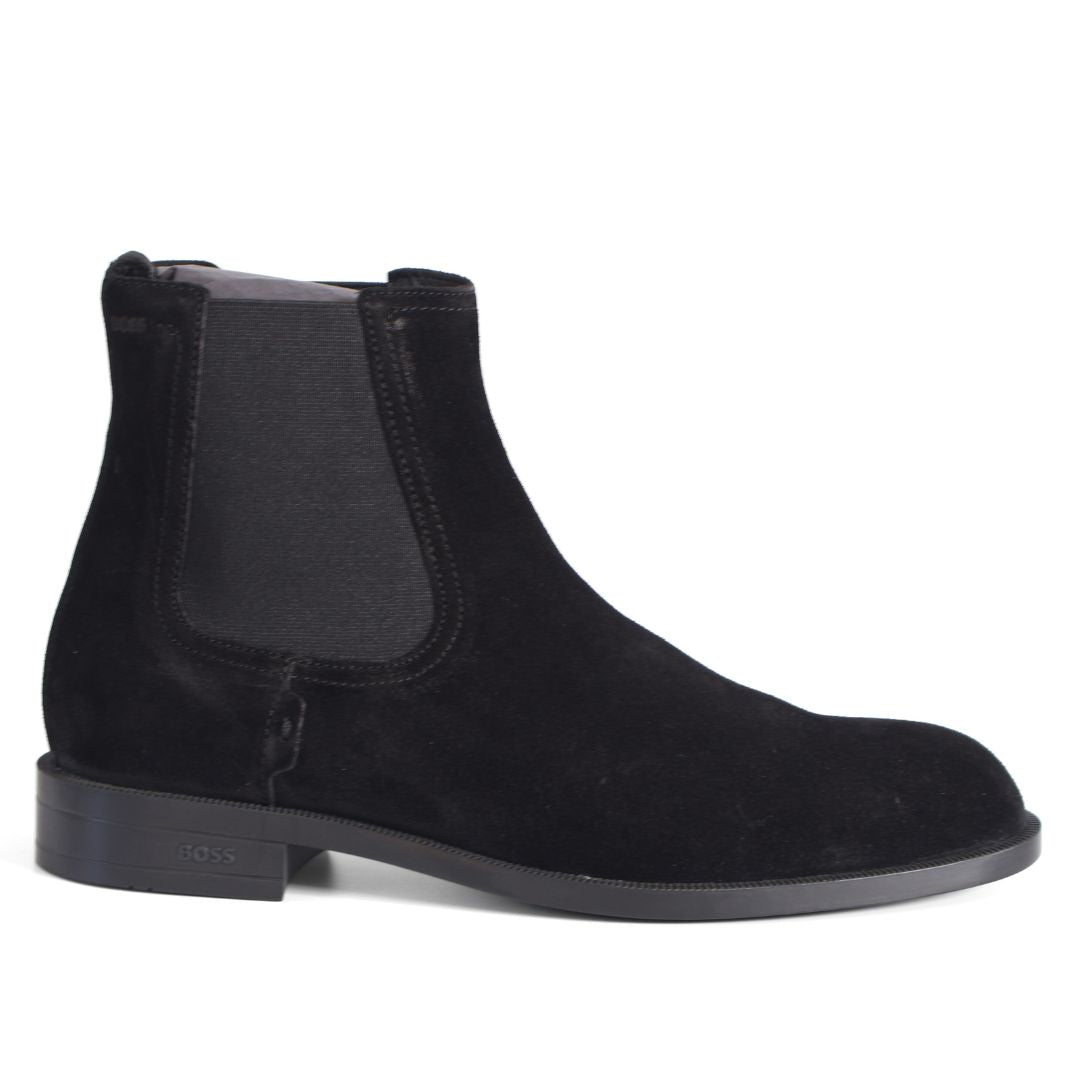 Hugo Boss Tayil Cheb Womens Ankle Boots Shoes UK Size 7 Black