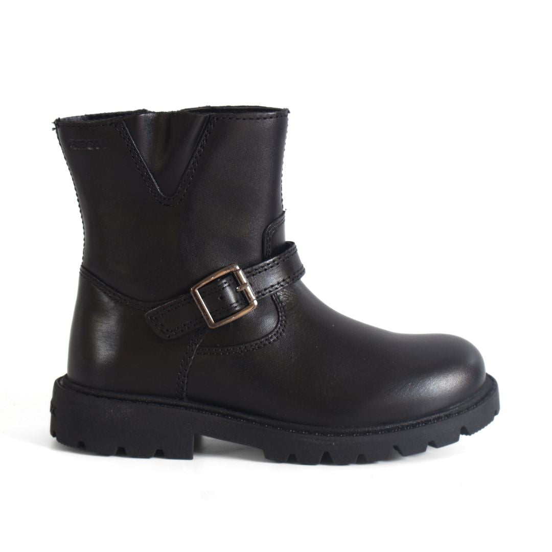 Geox J Shaylax Respira Kids Girls Boots Trainers UK Size 10 Black