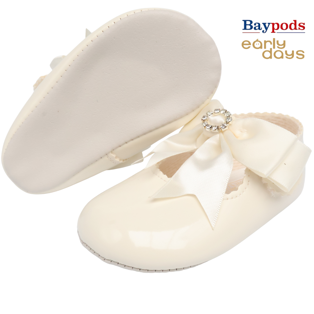 Baypods B060 Originals Girls Babies Soft Soles Shoes UK Size 2 - 3
