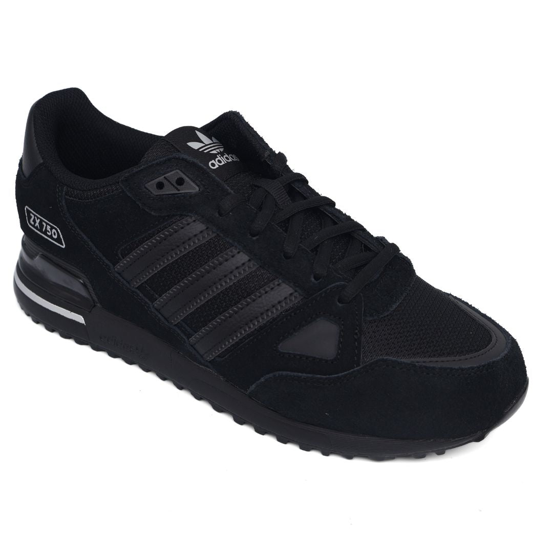 Adidas ZX 750 Mens Shoes Trainers Uk Size 7 to 12 GW5531 Black Silver