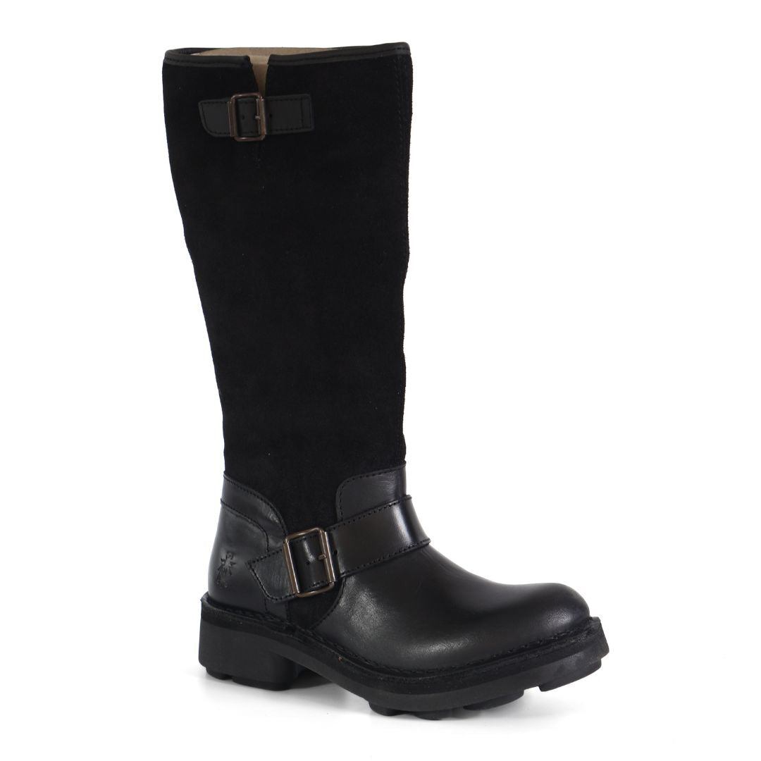 Fly London Noch 140Fly Girls Knee High Boots Footwear UK Size 2.5