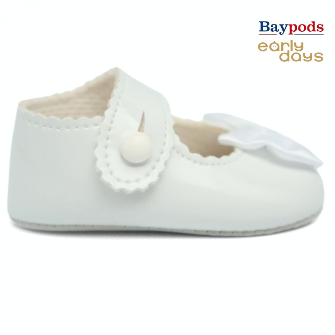 Baypods B604 Originals Girls Babies Soft Soles Pre-Walkers Shoes UK Size 0 - 3