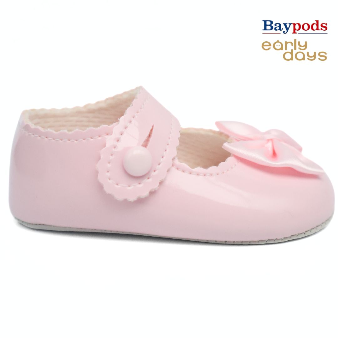 Baypods B604 Originals Girls Babies Soft Soles Shoes UK Size 1 - 3