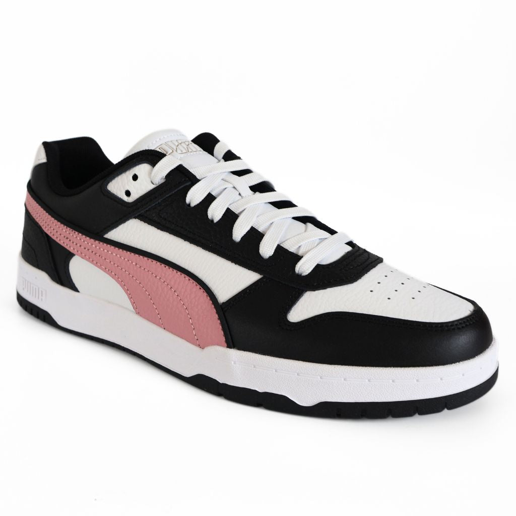 Puma RBD Game Low Womens Shoes Trainers UK Size 10 White Pink