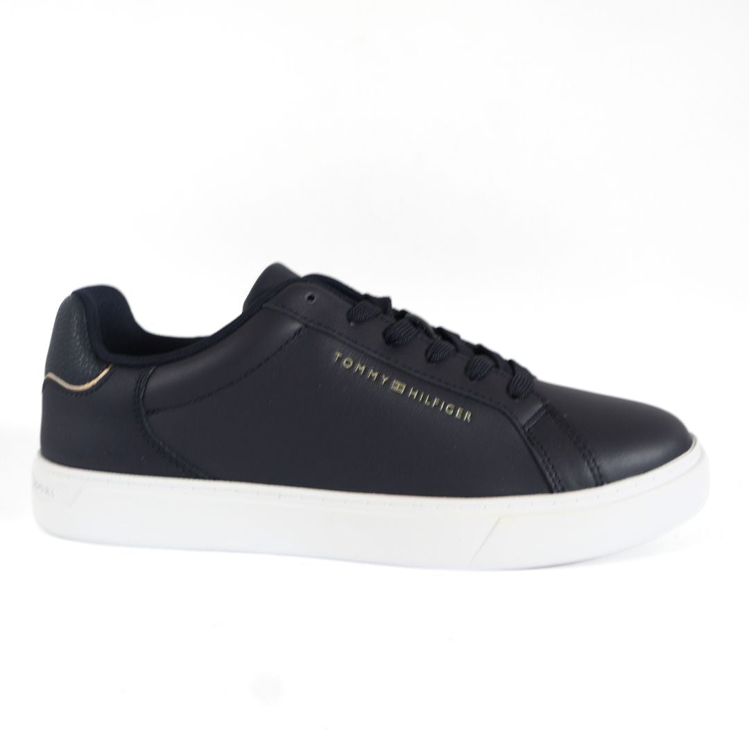 Tommy Hilfiger Essential Court Mens Shoes Trainers UK Size 6 Blue White