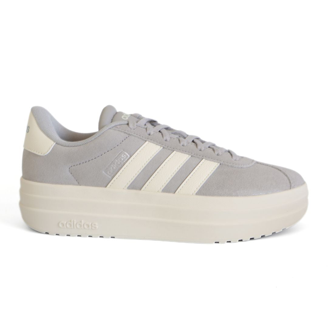 Adidas VL Court Bold Womens Shoes Trainers UK Size 6 Grey White