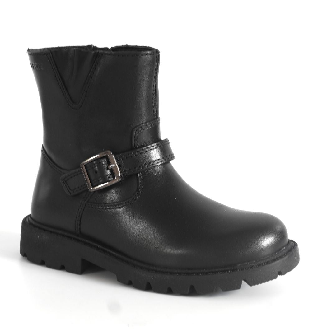 Geox J Shaylax Respira Kids Girls Boots Trainers UK Size 10 Black