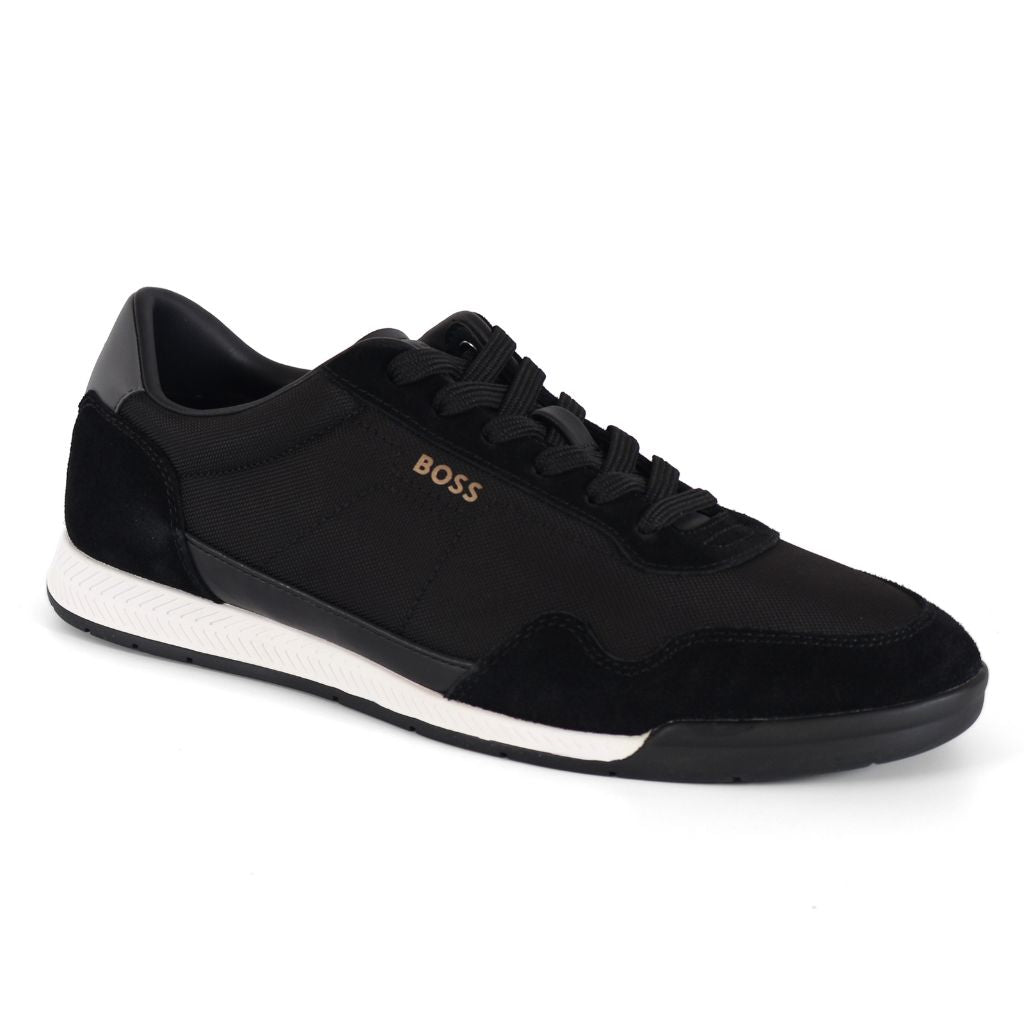 Hugo Boss Titanium SL Mens Shoes UK Size 7 Black White