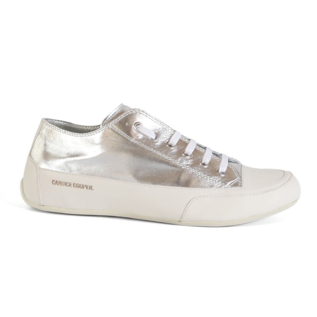 Candice Cooper Rock S Womens Shoes Trainers UK Size 8.5 White Silver
