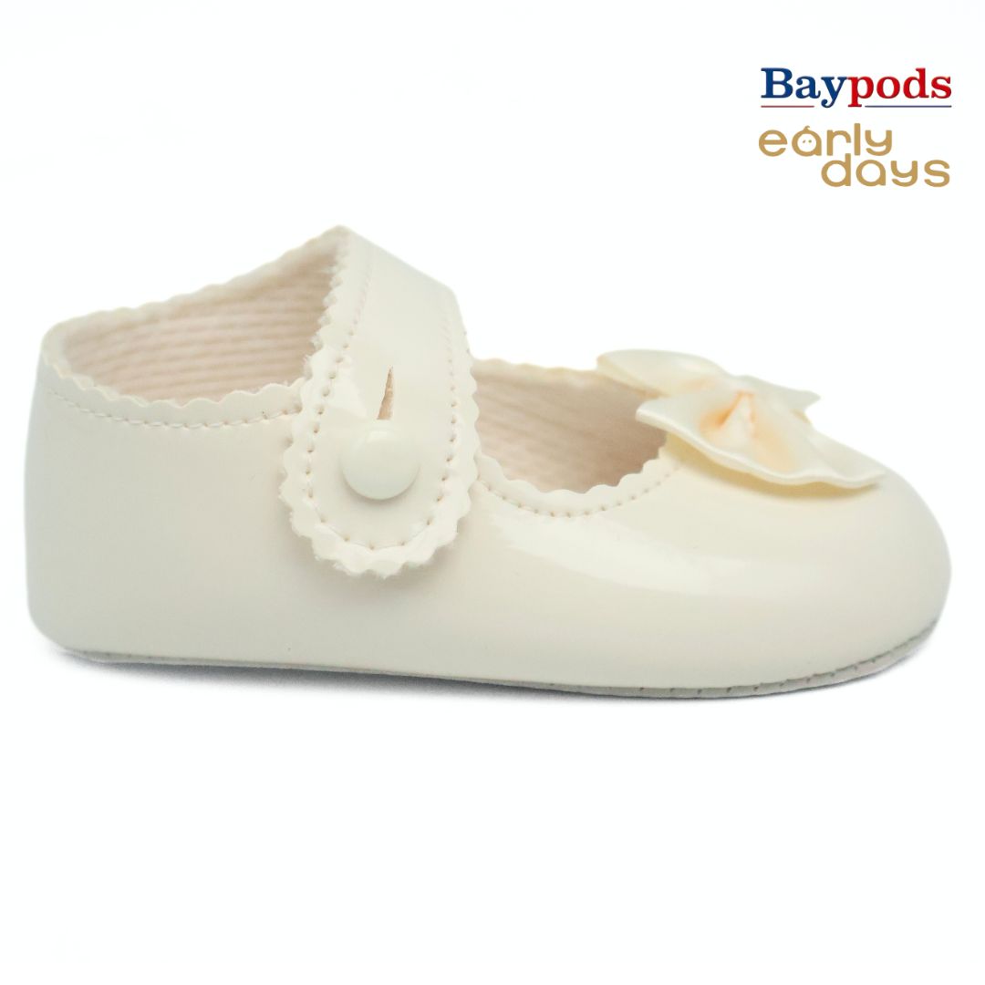 Baypods B604 Originals Girls Babies Soft Soles Shoes UK Size 0 - 2