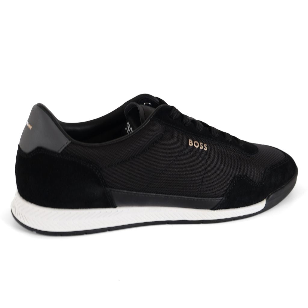 Hugo Boss Titanium SL Mens Shoes UK Size 7 Black White
