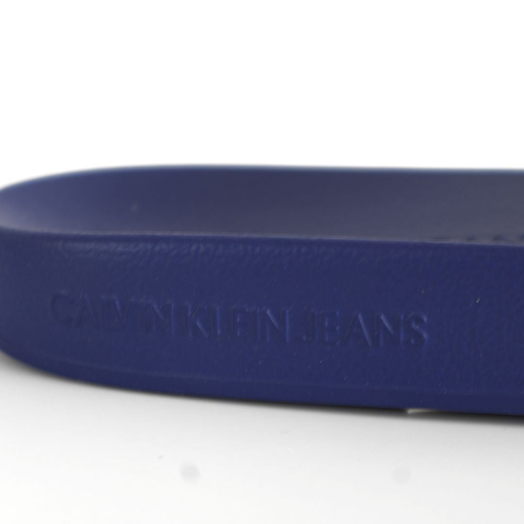 Calvin Klein Mens Sliders Slippers UK Size 6.5 - 11 Blue White