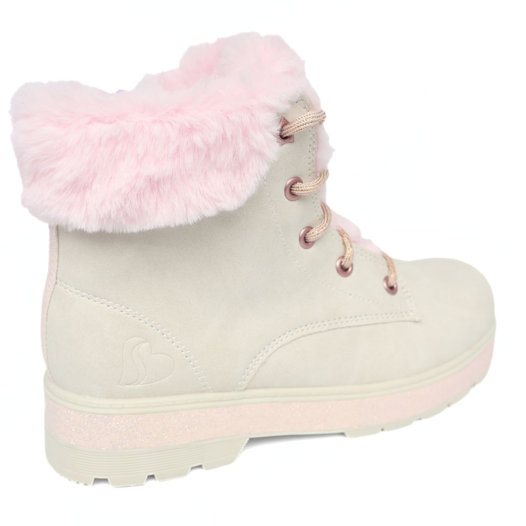 Skechers Street Glitz Girls Shoes Trainers UK Size 2.5 Pink