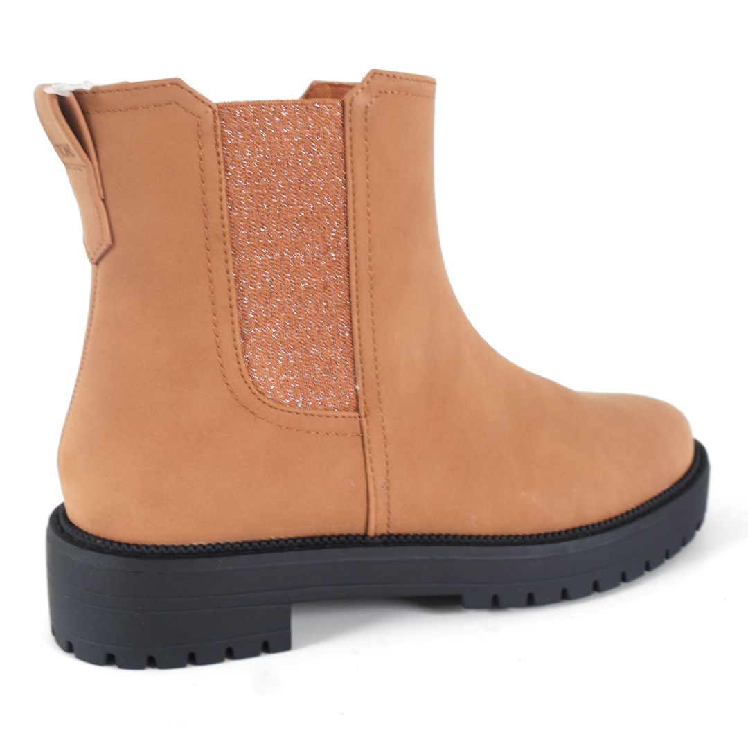 Toms Youth Bennet Girls Boots Shoes UK Size 3 Brown Black