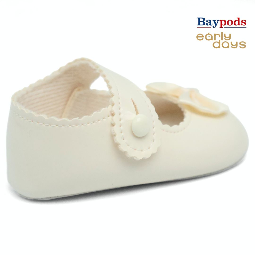 Baypods B604 Originals Girls Babies Soft Soles Shoes UK Size 0 - 2