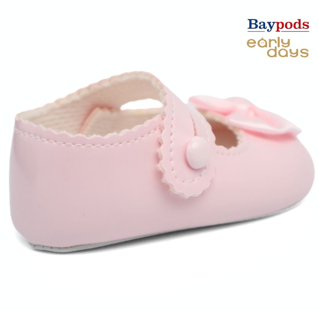 Baypods B604 Originals Girls Babies Soft Soles Shoes UK Size 1 - 3