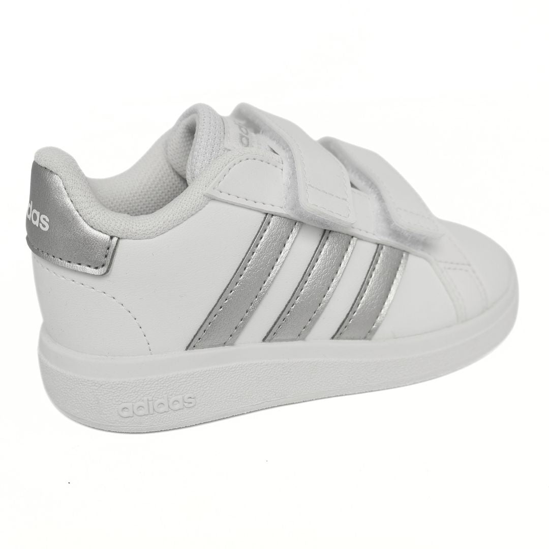 Adidas Grand Court Toddlers Shoes Trainers Size 6 - 9.5 GW6526 Strap Up