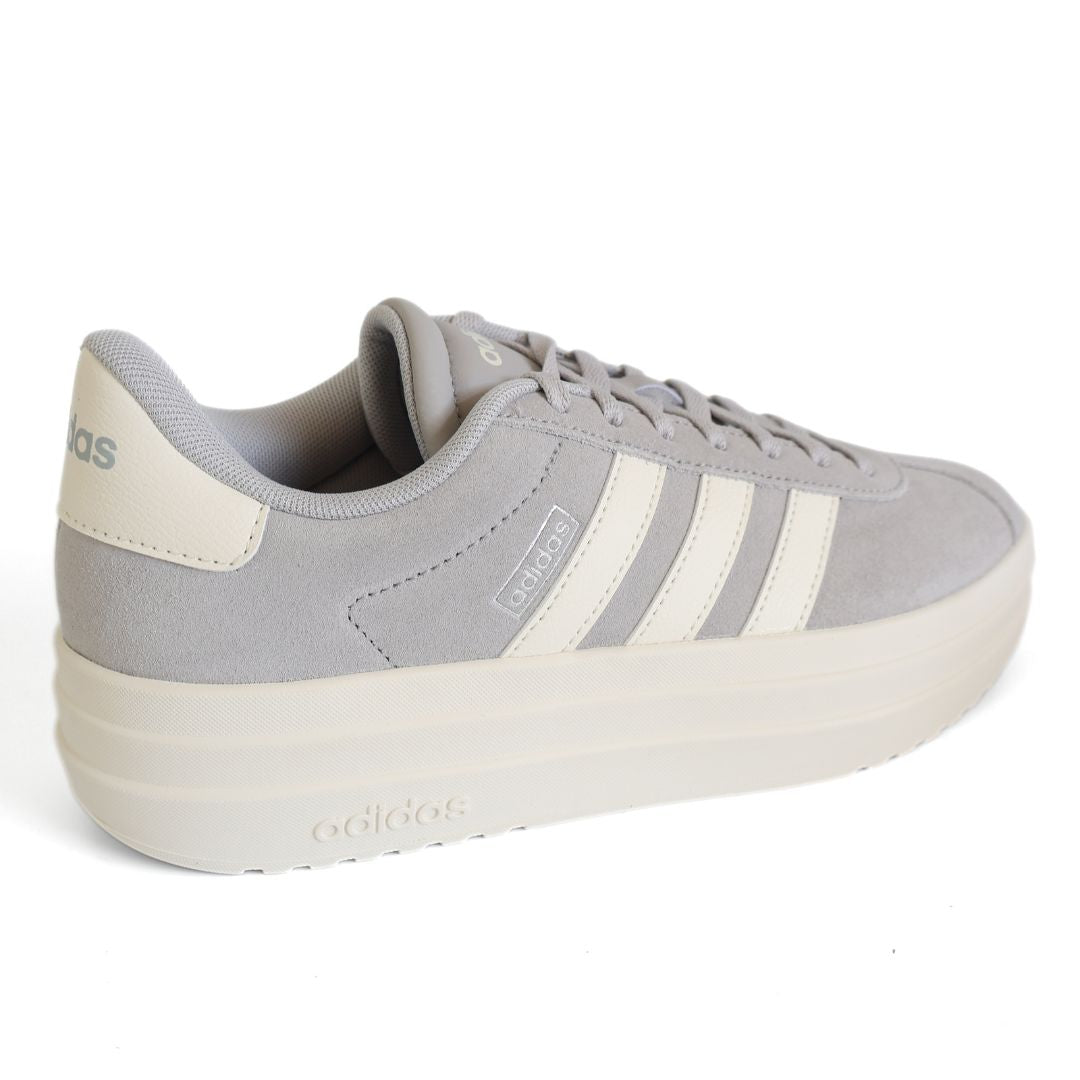 Adidas VL Court Bold Womens Shoes Trainers UK Size 6 Grey White