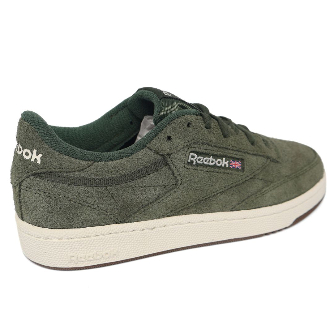 Reebok Club C 85 Mens Shoes Trainers UK Size 4.5 Green White