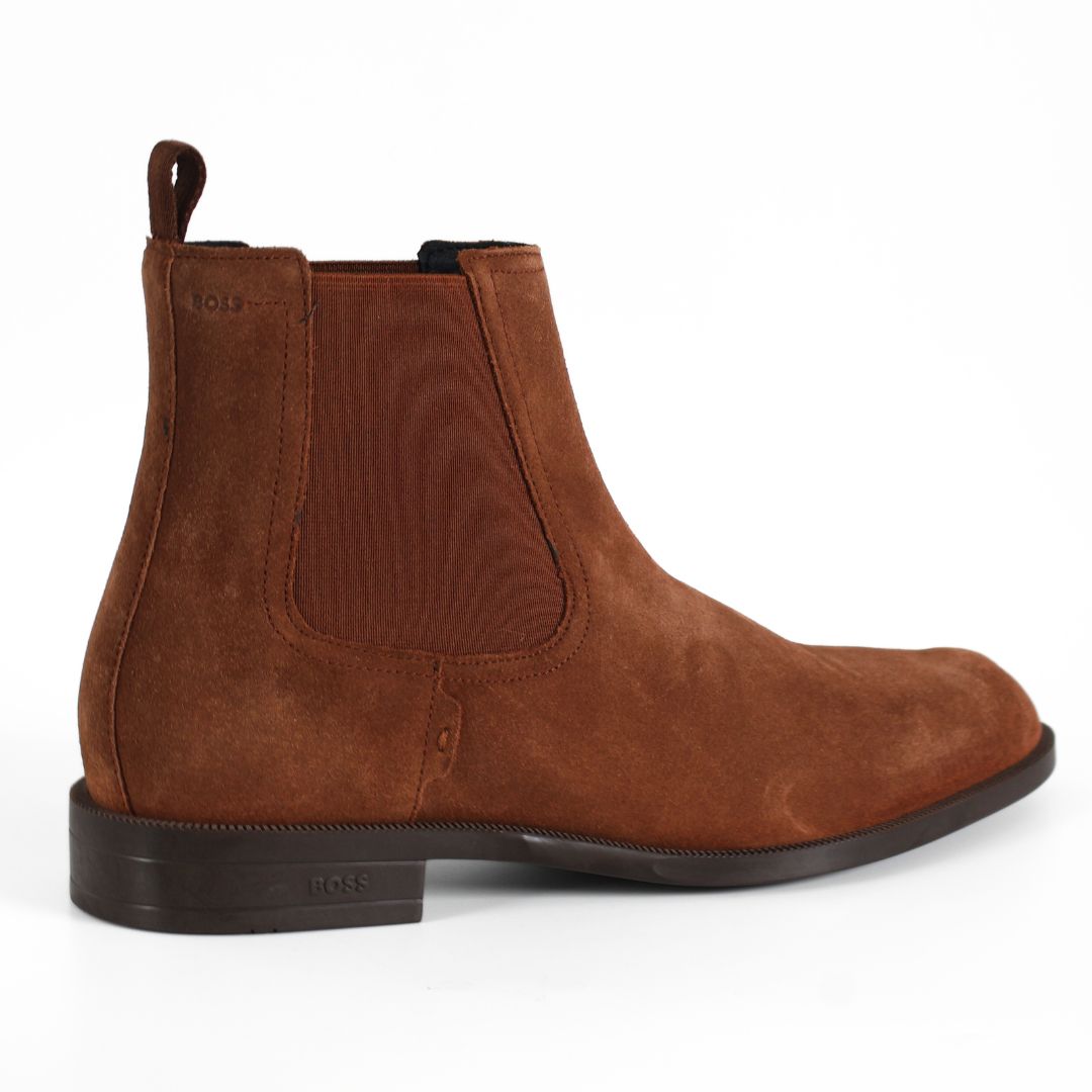 Hugo Boss Tayil Cheb Womens Ankle Boots Shoes UK Size 6.5 - 9 Brown